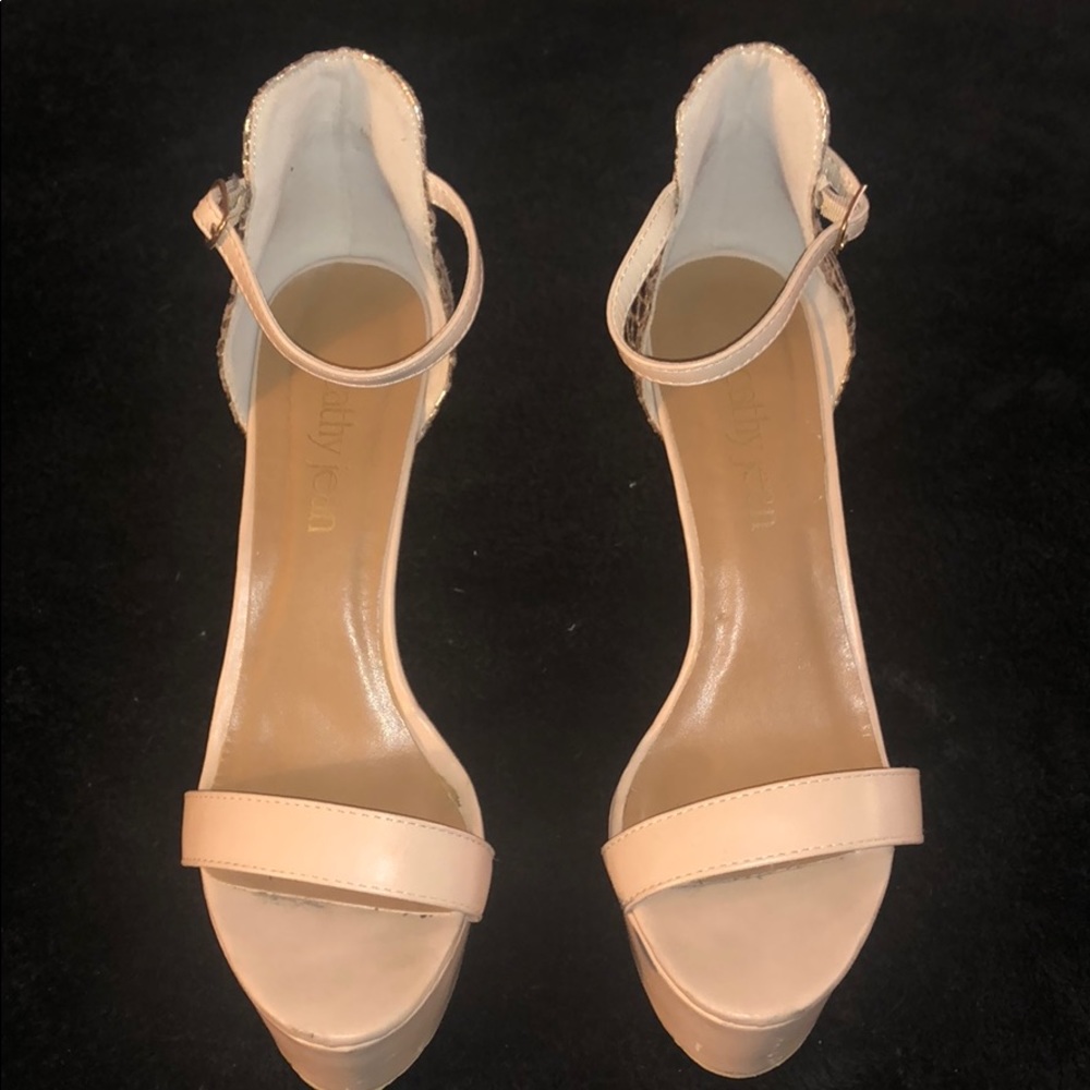 Cathy Jean ankle strap high heels
